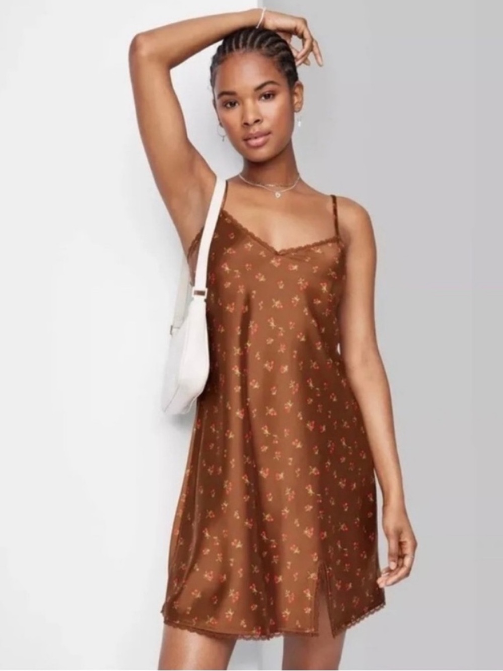 Wild Fable Dress XXL Slip Brown